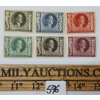 Image 1 : LOT OF 6 - WWII DEUTSCHES  REICH HITLER STAMPS