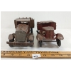 Image 3 : LOT OF 2 - PRESSED STEEL STAKE TRUCKS - INCL METALCRAFT WESTON'S