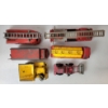 Image 5 : LOT OF 6 - DINKY TOYS DIECAST MODELS - SHELL CHEMICALS TRUCK, FIRE ENGINES, DUMP TRUCK, ETC