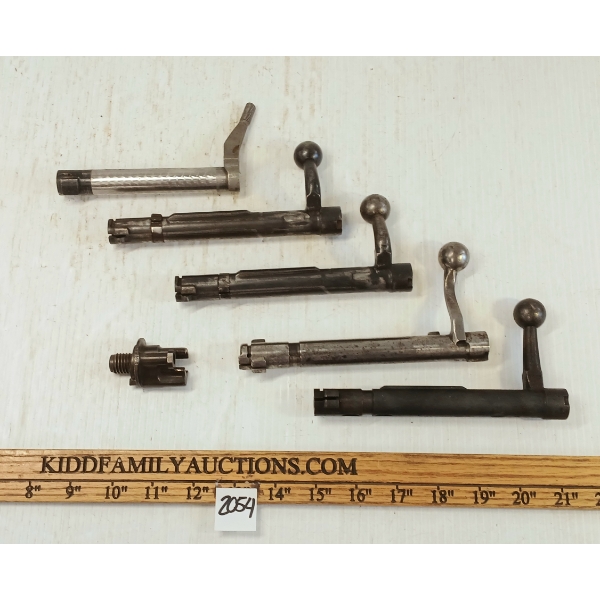 LOT OF 5 - MAUSER BOLTS