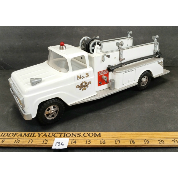 TONKA TOYS PRESSED STEEL NO. 5 FIRE TRUCK