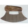 Image 3 : ALASKAN ULU W/ ANTLER STAND & LEATHER POUCH