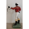 Image 2 : BLACK AMERICANA LAWN JOCKEY CONCRETE STATUE