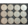 Image 2 : LOT OF 12 - 1941-1965 CDN 10 CENT COINS