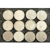 Image 2 : LOT OF 12 - 1960-1973 CDN 10 CENT COINS