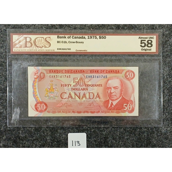 1975 CDN $50 BANKNOTE