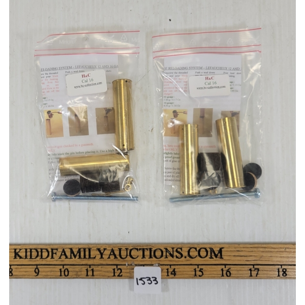 LOT OF 2 - 12GA & 16GA PINFIRE CALIBRES - RELOADING SYSTEM