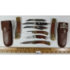 Image 1 : LOT OF 8 - FOLDING KNIVES W/ SHEATHS