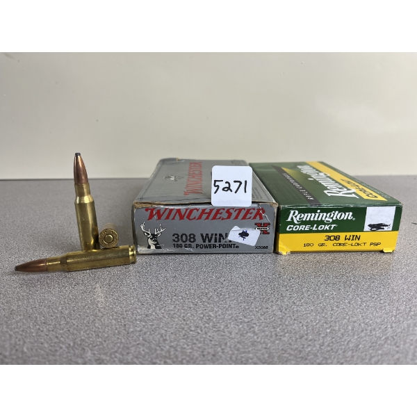 AMMO: 40X .308 WIN RELOADS 