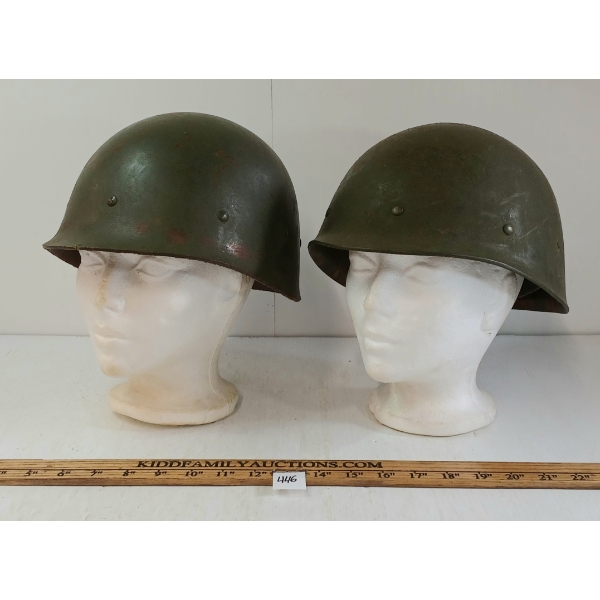 LOT OF 2 - US HELMET LINERS