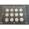 Image 2 : 1867-1967 CDN CENTENNIAL PROVINCIAL FLORAL MEDALLIONS