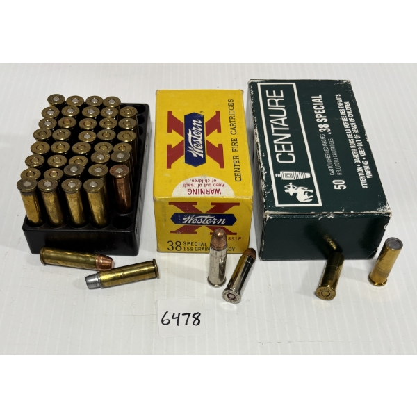 AMMO: 85 X .38 SPL & 40 X .357 MAG - MIXED MFG