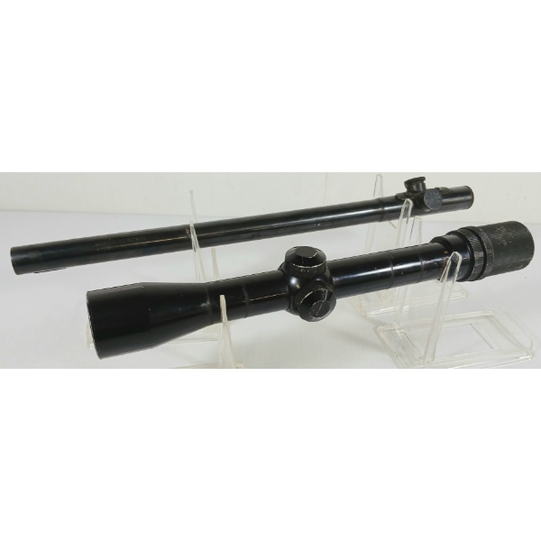 LOT OF 2 - SCOPES - BUSHNELL SCOPECHIEF II 32 MM COMMAND POST 4X & MOSSBERG NO. M4c