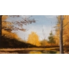 Image 3 : LOT OF 2 - FOREST RIVER BY ALAN RATHBONE - FRAMED OIL ON CANVAS