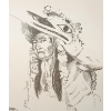 Image 2 : WEST COAST INDIGENOUS PERSON BY JOHN CHESTER (PRS CDN ARTIST) - PRINT