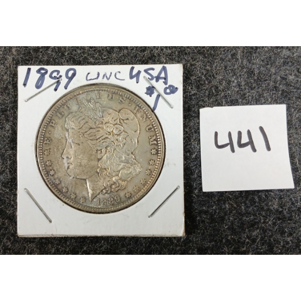 1889 U.S. MORGAN SILVER DOLLAR 