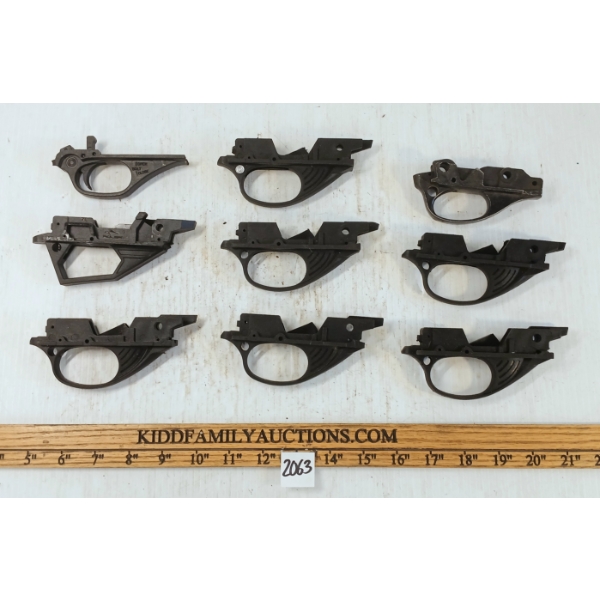 LOT OF 9 - PLASTIC TRIGGER GUARDS