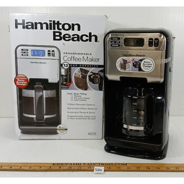 HAMILTON BEACH PROGRAMMABLE COFFEE MAKER