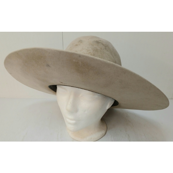 WIDE-BRIM WESTERN STYLE SUEDE HAT