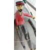 Image 8 : FOLK ART SAILBOAT BY UNKNOWN ARTIST - CLOTH & WOOD