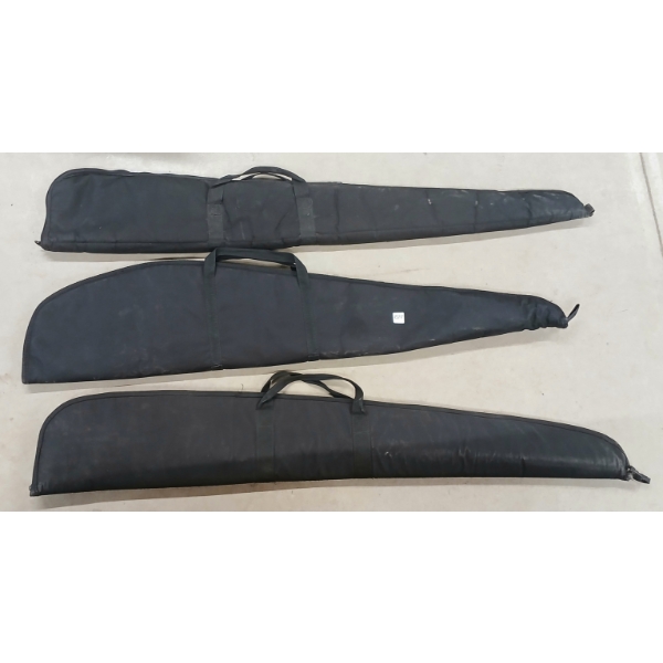 LOT OF 3 - SOFT LONG GUN CASES