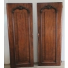 Image 1 : PAIR OF ART NOUVEAU DOORS W/ BAKELITE HANDLES