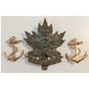 Image 2 : JOB LOT - CDN MILITIA BADGES, PINS, BARS, ETC - INCL NAVY