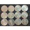 Image 2 : LOT OF 12 - 1962 CDN 10 CENT COINS