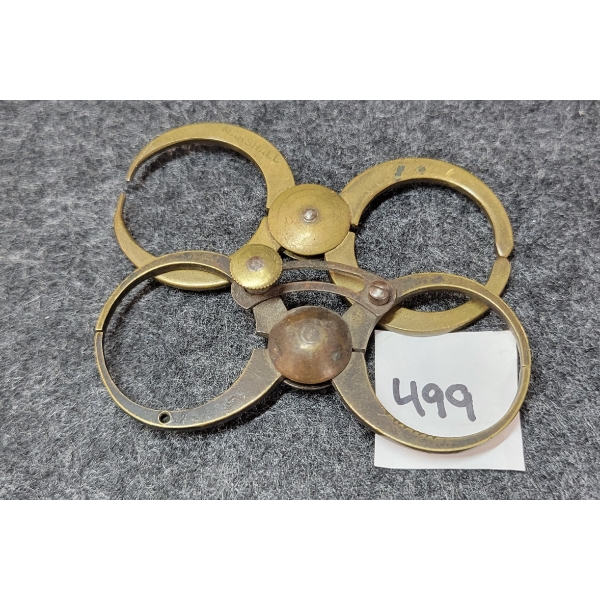 LOT OF 2 - VICTORIAN BRASS CALIPERS 