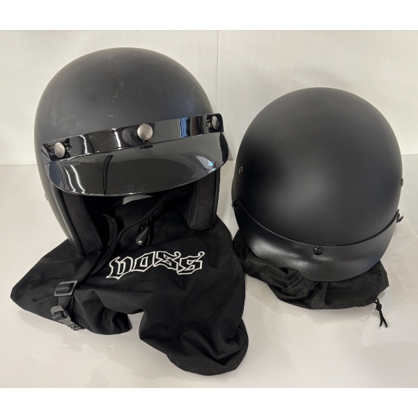 LOT OF 2 MOTORCYCLE HELMETS