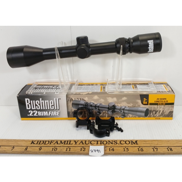 BUSHNELL .22 RIMFIRE 3-9X32MM SCOPE