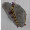 Image 6 : BEADED WOMAN - SIGNED - STONE & BEADS