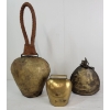 Image 3 : LOT OF 3 - BRASS SWISS CATTLE BELLS