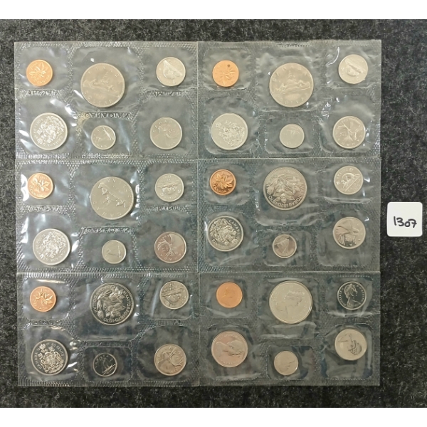 LOT OF 6 - 1969-1974 CDN UNCIRCULATED PROOF SETS