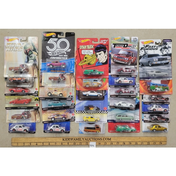 LOT OF 30 - HOTWHEELS / MATCHBOX - '66 DODGE A100, CUSTOM '69 VOLKSWAGEN SQUAREBACK, ETC