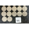 Image 4 : LOT OF 22 - 1968 CDN 25 CENT COINS 