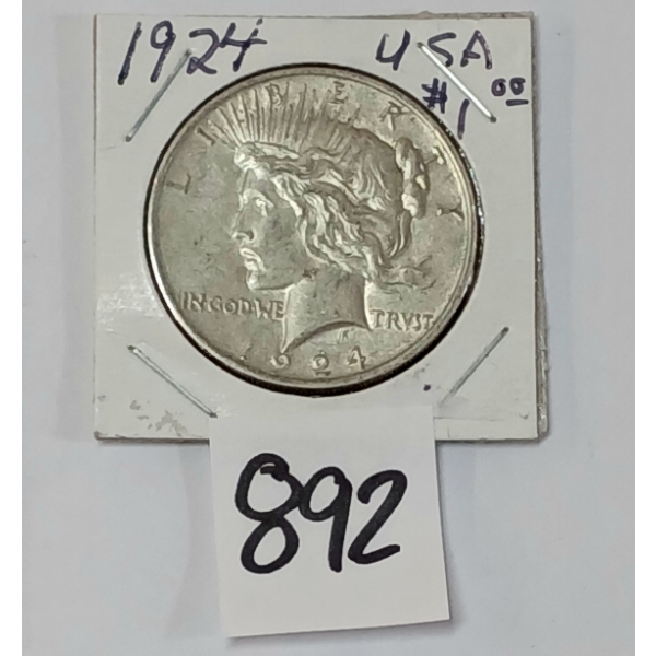 1924 US SILVER DOLLAR