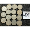 Image 1 : LOT OF 15 - 1957-1968 CDN 10 CENT COINS - INCL SILVER