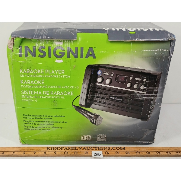 INSIGNIA KARAOKE PLAYER