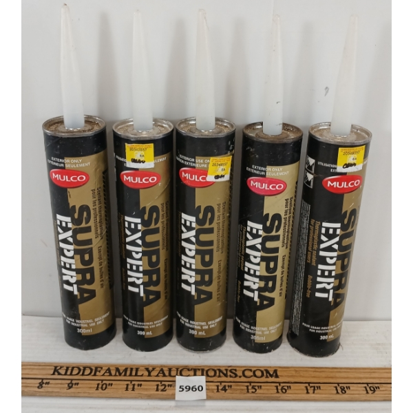 LOT OF 5 - MULCO SEALANTS