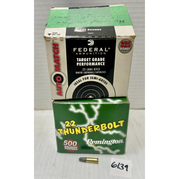 AMMO: APPROX 500X MIXED .22 LR