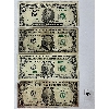 Image 1 : LOT OF 4 - U.S. $1 & $5 BANKNOTES - INCL 1981 & 1985, ETC.