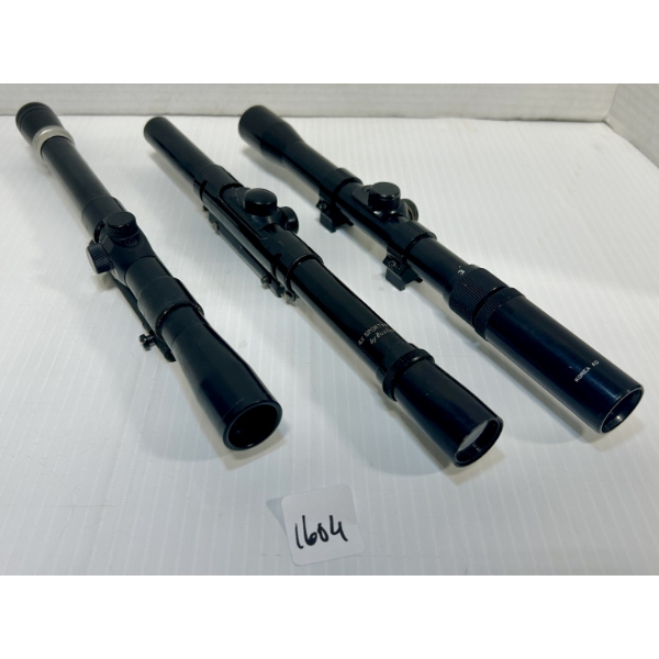 LOT OF 3 - RIMFIRE & AIR GUN SCOPES