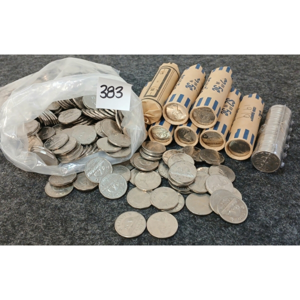 QTY OF MIXED YEARS CDN 5 CENT COINS