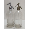 Image 2 : LOT OF 2 - GEO. A. COLEMAN & H. S.SMITH - CLEAR ACID-ETCHED - SELTZER BOTTLES