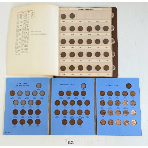 LOT OF 2 - 1920-1993 CDN SMALL CENT BOOKLETS