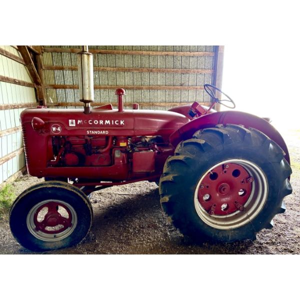 MCCORMICK W-4 STANDARD TRACTOR - STORED INDOORS - RECENTLY RUNNING