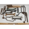 Image 1 : JOB LOT - WIRE BRUSHES - FORD WRENCHES - INCL M WRENCH, ETC.