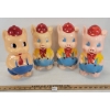 Image 1 : LOT OF 4 - IDEAL PLASTIC PIGGY BANKS