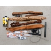Image 1 : JOB LOT - CARTRIDGE BELTS, GUN LOCKS, PHONE SKOPE SMARTPHONE OPTICS ADAPTER, ETC